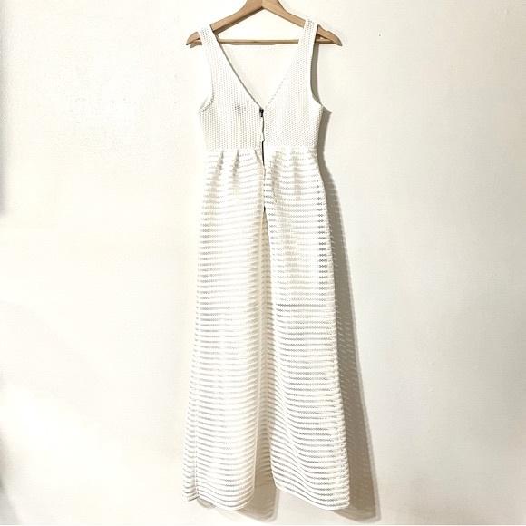 Leifsdottir Anthropology Long White Dress Women’s Size 6 - Picture 13 of 14